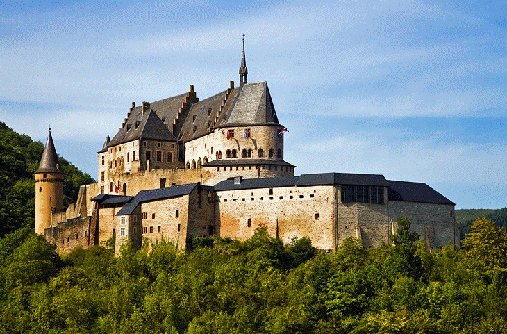 10)قلعه ویاندن(Vianden Castle)