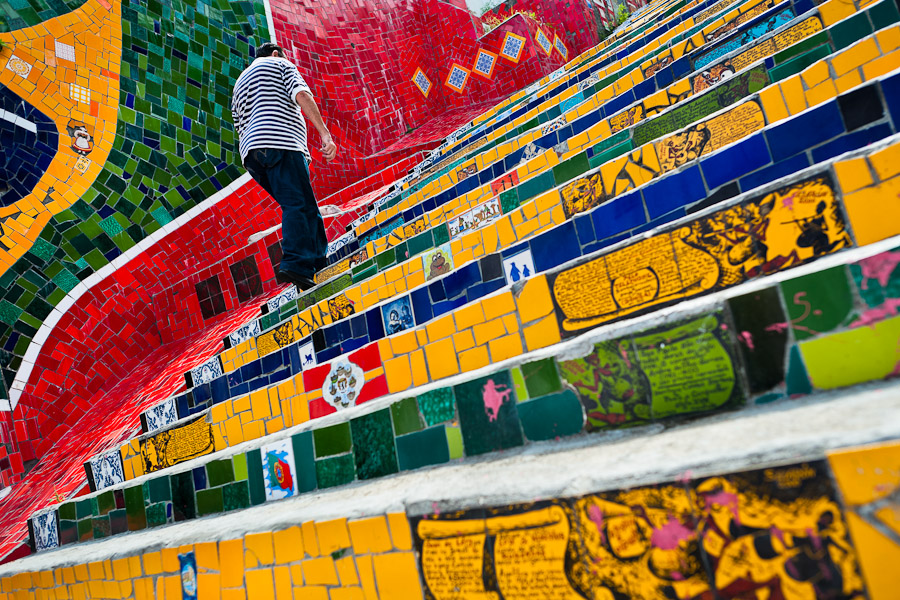 پله های سلارون در ریودوژانیرو